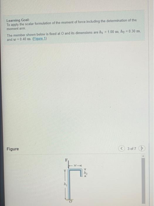 Learning Goal To Apply The Scalar Formulation Of The Moment Of Force Including The Determination Of The Moment Arm The 3