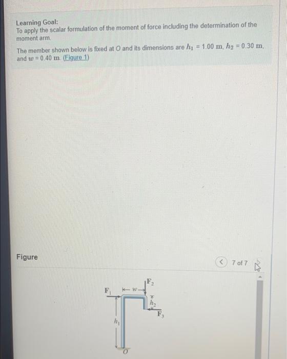 Learning Goal To Apply The Scalar Formulation Of The Moment Of Force Including The Determination Of The Moment Arm The 11