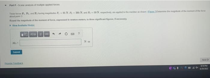 Learning Goal To Apply The Scalar Formulation Of The Moment Of Force Including The Determination Of The Moment Arm The 12