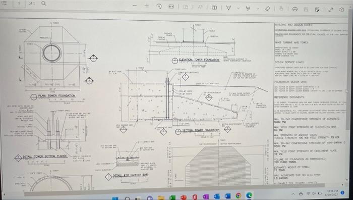 1 Of 1 Q Wilk Se 74 W Harps Pr F Wing Om Plan Tower Ecundation Me Setal Tower Bottom Plane P 1 B Rcial 10 Carricka 1