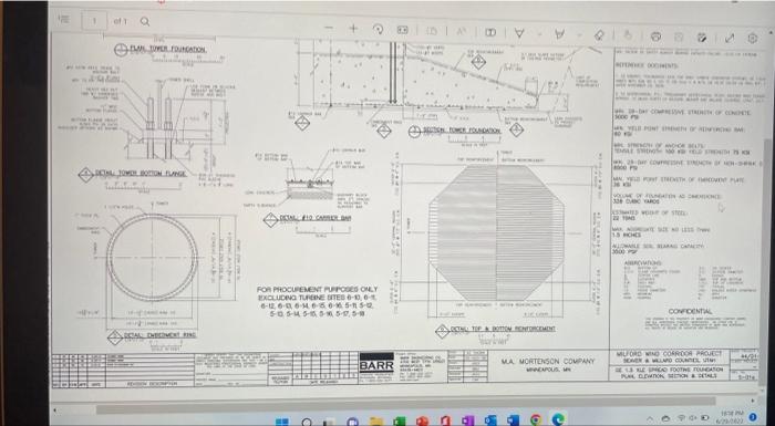 1 Of 1 Q Wilk Se 74 W Harps Pr F Wing Om Plan Tower Ecundation Me Setal Tower Bottom Plane P 1 B Rcial 10 Carricka 2