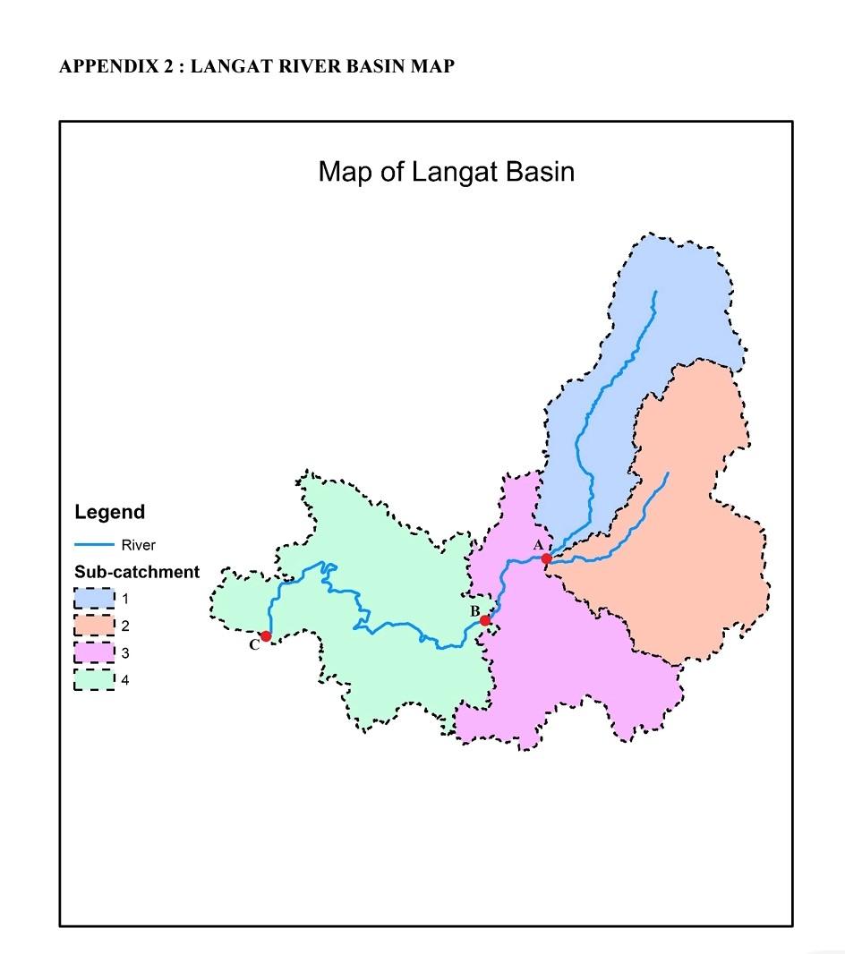 Question 1 25 Marks A Water Yield Study Was Carried Out In The Langat River Basin As Shown In Appendix 2 For Water Sup 2