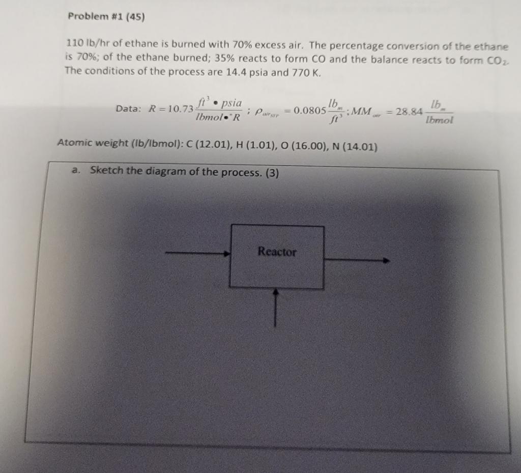 Calculate The Partial Pressure Of Water Psia And The Dew Point In F 1