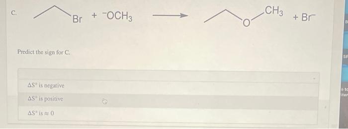 Consider The Reactions Shown And Predict Whether The Sign For As Of Each Reaction Is Positive Negative Or 0 A Br 4