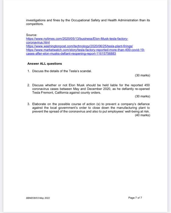 Investigations And Fines By The Occupational Safety And Health Administration Than Its Competitors Source Https Www 1