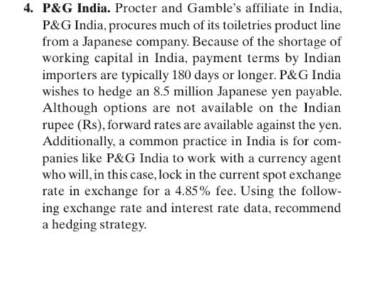 4 P G India Procter And Gamble S Affiliate In India P G India Procures Much Of Its Toiletries Product Line From A Ja 1
