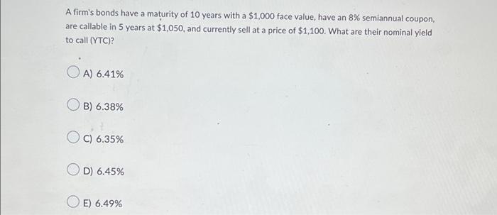 The Real Risk Free Rate Is 3 And Inflation Is Expected To Be 3 On Average For The Next 2 Years A 2 Year Treasury Se 3