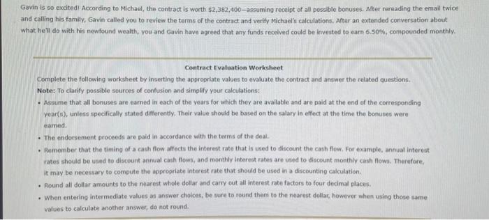 16 Application Of Time Value Of Money Skills Gavin Goldenarm Has Been Playing Baseball Since He Was Five Years Old And 4