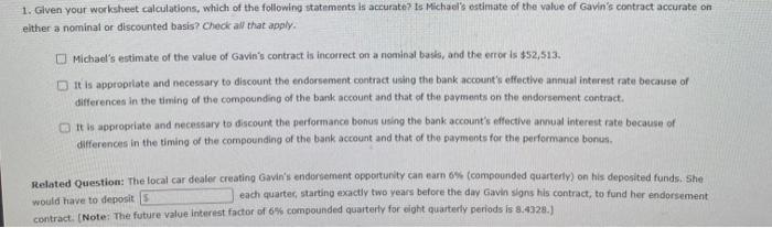 16 Application Of Time Value Of Money Skills Gavin Goldenarm Has Been Playing Baseball Since He Was Five Years Old And 6