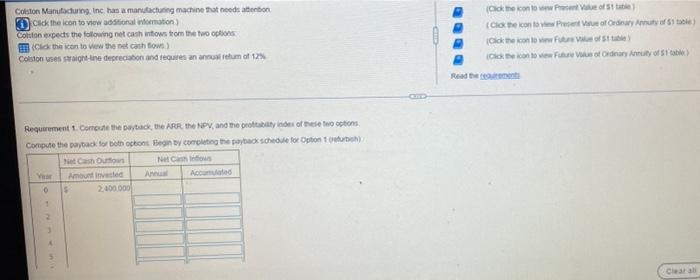 Colston Manufacturing Inc Has A Manufacturing Machine That Needs Attention Click The Icon To View Additional Informati 1