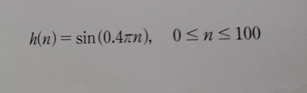The Sequence X N Is An Irregular Signal Consisting Of A Value Between 1 1 And The Impulse Response Of The System Is 1