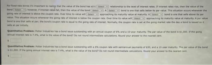 3 Bonds And Their Valuation Bond Valuation The Value Of Any Financial Asset Is The Select Value Of All Its Annual Inte 2