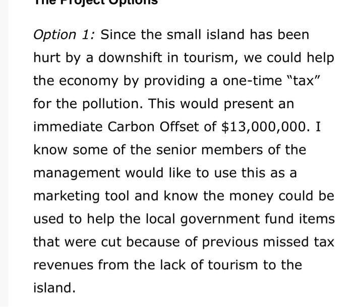 Recently I Noticed That Our Powerplant Was Producing Too Much Air Pollution I Offered A Few Explanations To Our Senior 3