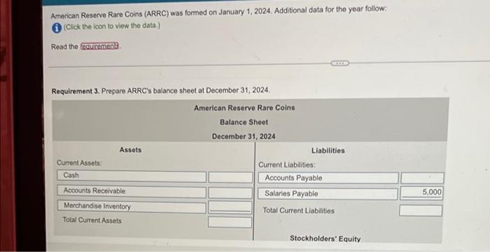American Reserve Rare Coins Arrc Was Formed On January 1 2024 Additional Data For The Year Follow Click The Icon T 5