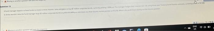 Stion 13 Und Manager Expects To Have Funds To In Three Month One And Plans Ve Buy 17 Me Hondy Dg 1 The Mastery Tory Bond 2