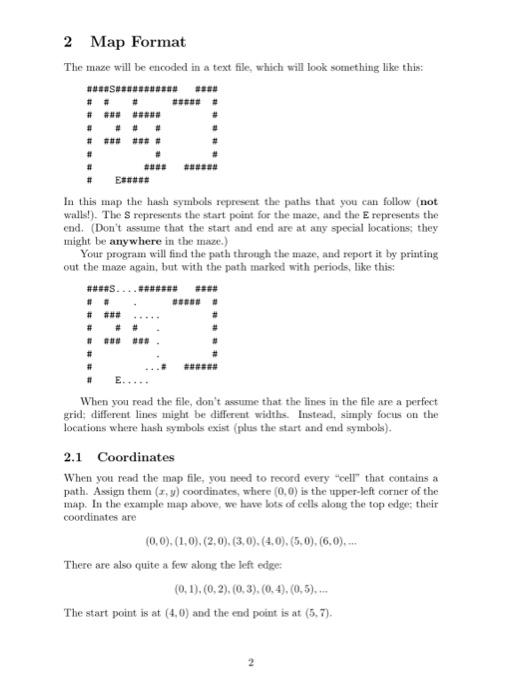 Cs 120 Spring 22 Introduction To Computer Programming Ii Long Project 11 Maze Solver Due At 5pm Tue 12 Apr 2022 Re 4