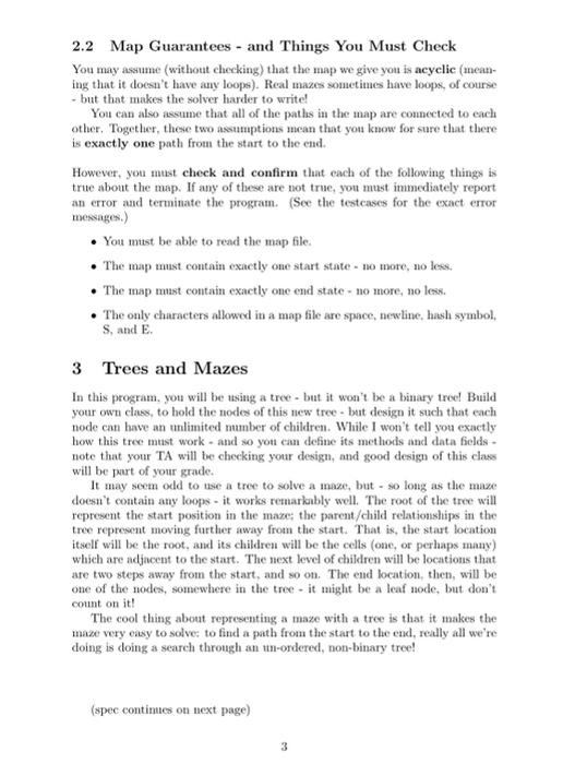 Cs 120 Spring 22 Introduction To Computer Programming Ii Long Project 11 Maze Solver Due At 5pm Tue 12 Apr 2022 Re 5