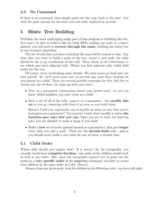 Cs 120 Spring 22 Introduction To Computer Programming Ii Long Project 11 Maze Solver Due At 5pm Tue 12 Apr 2022 Re 7
