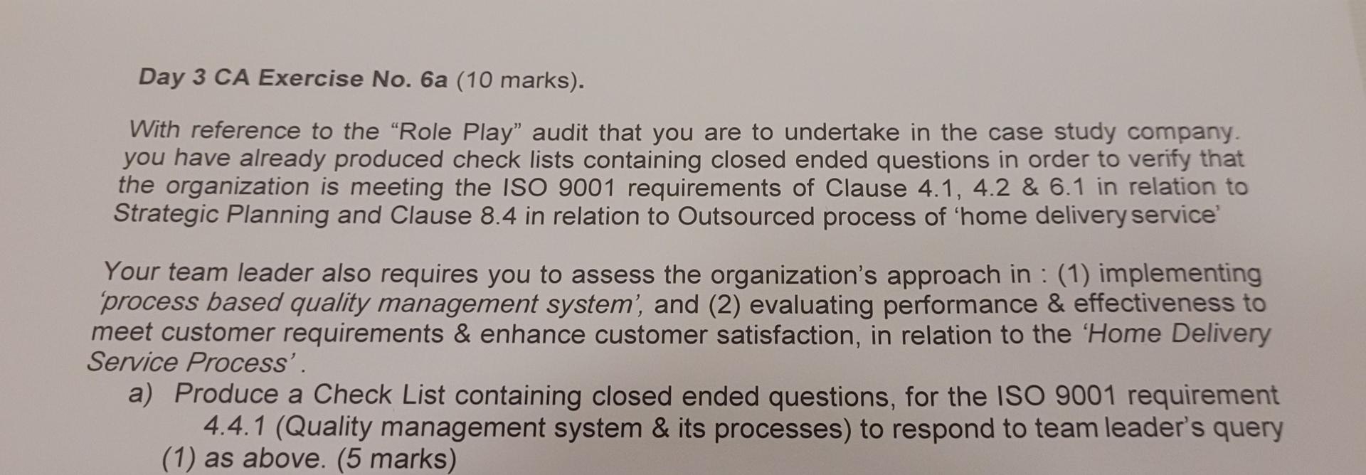 Checklist 1 Is The List Of Context Risks Interested Parties And Their Requirements Prepared By Customer Services Man 2