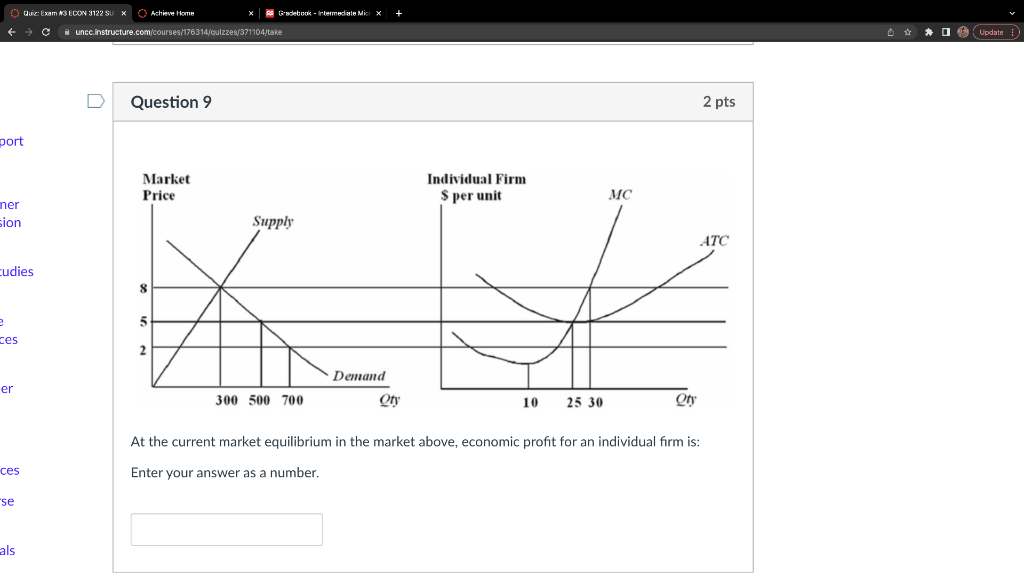Port Ner Sion Cudies E Ces Er Ces Quiz Exam 3 Econ 3122 Su X C Se Als D Uncc Instructure Com Courses 176314 Quizzes 1