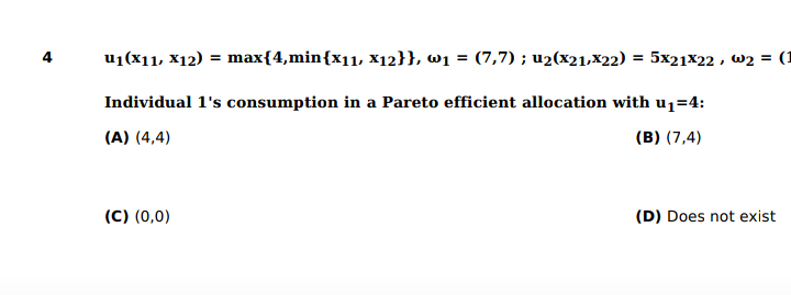 U1 X11 X12 Max 4 Min X11 X12 W 7 7 U X21 X22 5x21x22 W2 1 Individual 1 S Consumption In A Pareto 1