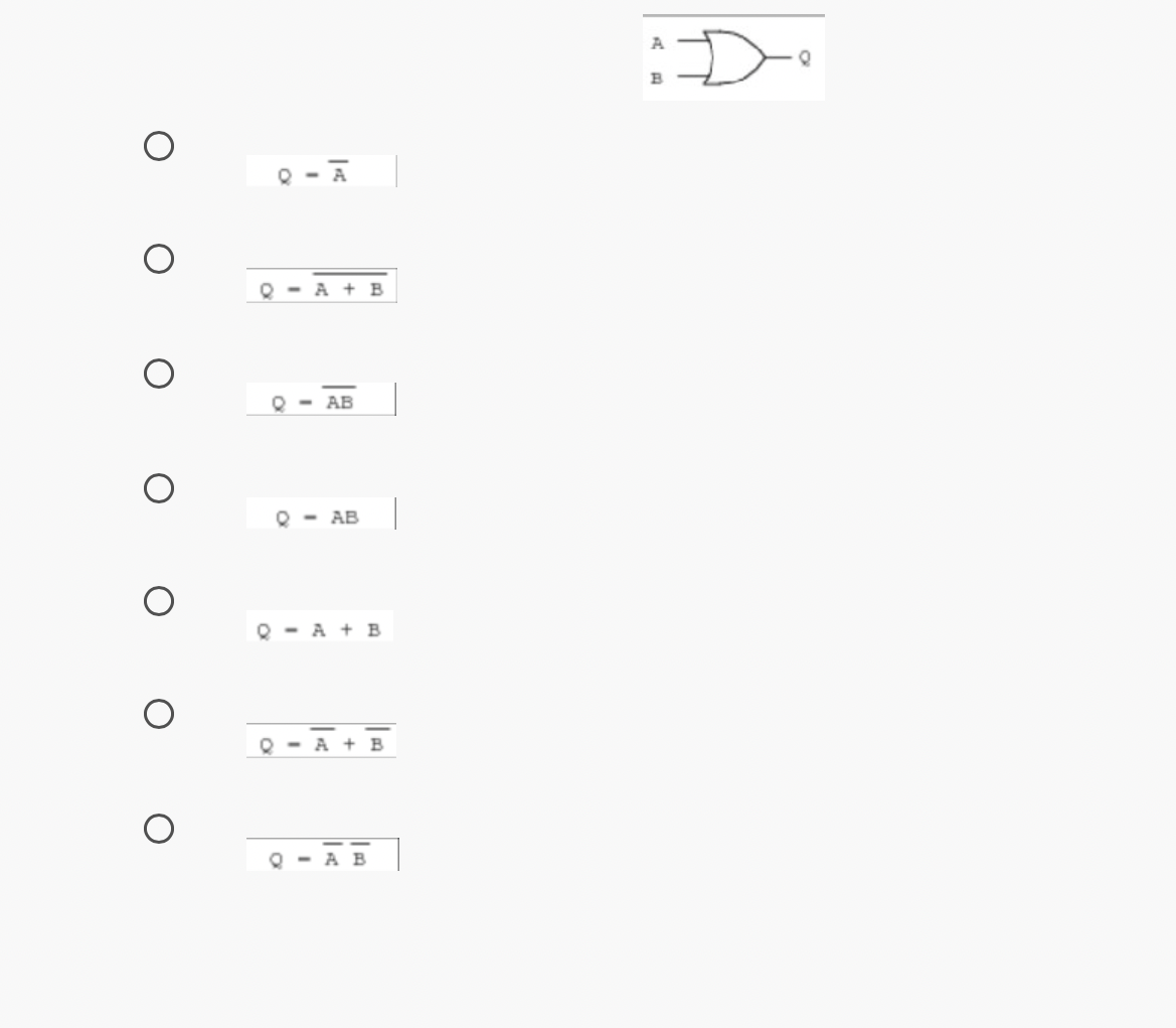 Match The Boolean Expression With The Correct Gate A B D E G H 1