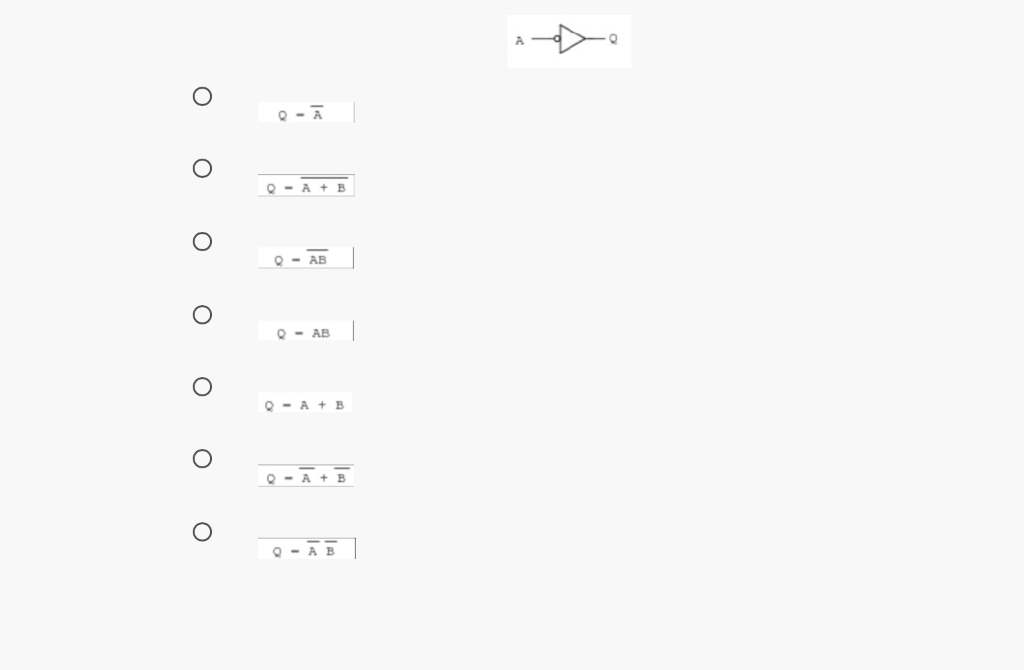 Match The Boolean Expression With The Correct Gate A B D E G H 6