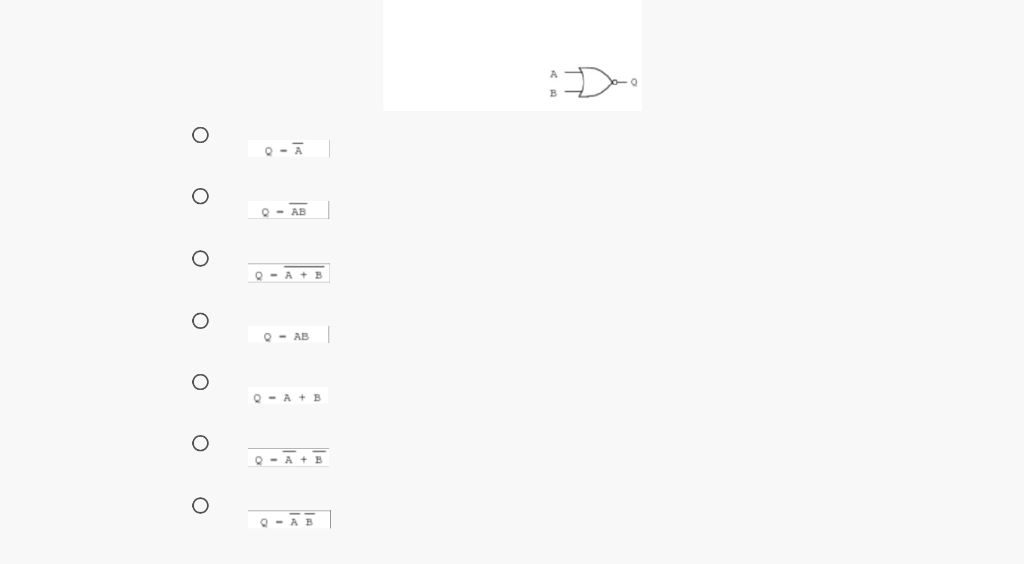 Match The Boolean Expression With The Correct Gate A B D E G H 7