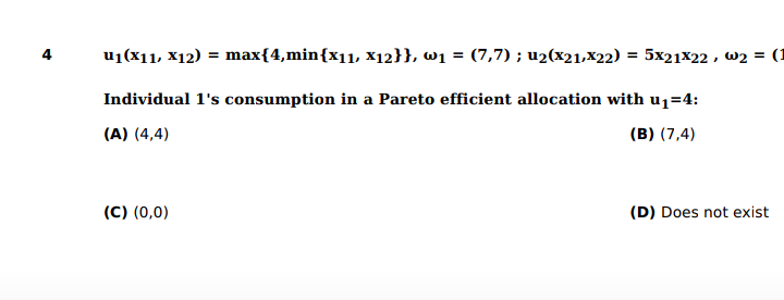 U X11 X12 Max 4 Min X 1 X12 7 7 U X21 X22 5x21x22 W2 1 Individual 1 S Consumption In A Pareto 1