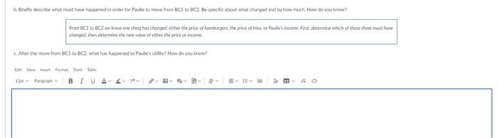 Problem 5 Changes In The Budget Constraint 4 Points Silvic S Friend Paulle Also Enjoys Consuming Hamburgers And Fries 2