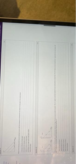Question 13 10 Which Of The Towing Would Cause The Demand Curve To Shit Tham Demand Ato Demand In The Market T A Decat I 3