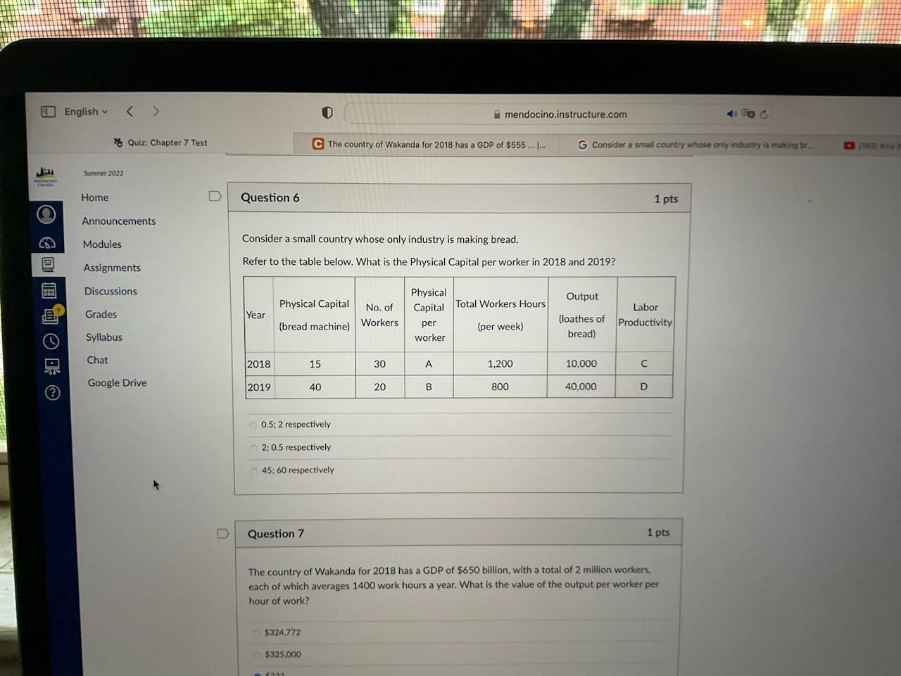 Jin 9 8 English V Summer 2022 Home Modules Announcements Grades Syllabus Quiz Chapter 7 Test Assignments Discussi 1