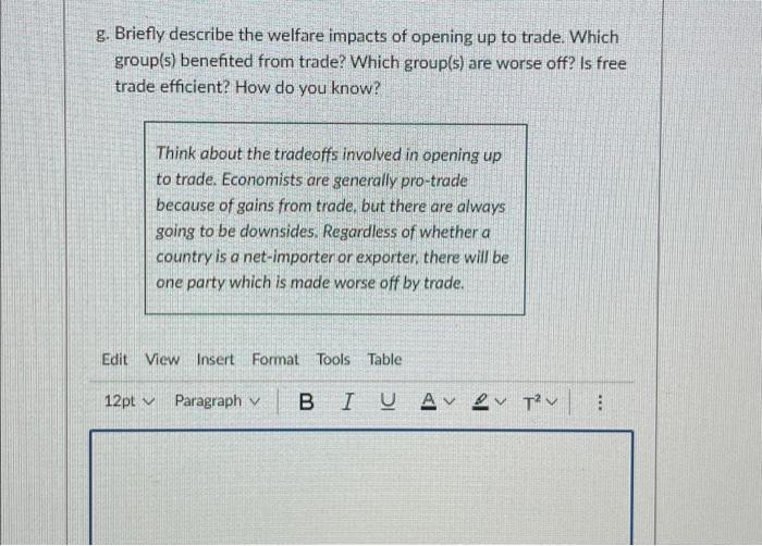 Problem 3 Welfare Analysis Of Trade 12 Points The Graph Below Shows Domestic Supply And Demand For Steel In The Unite 5