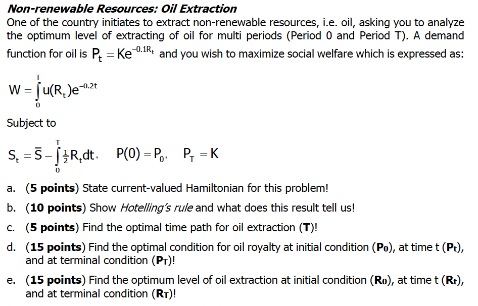 Non Renewable Resources Oil Extraction One Of The Country Initiates To Extract Non Renewable Resources I E Oil Askin 1