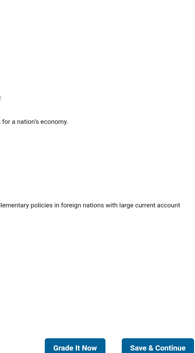Let G Stand For Government Spending T For Taxes I For Private Investm Complete The Following Equation For The Current 3