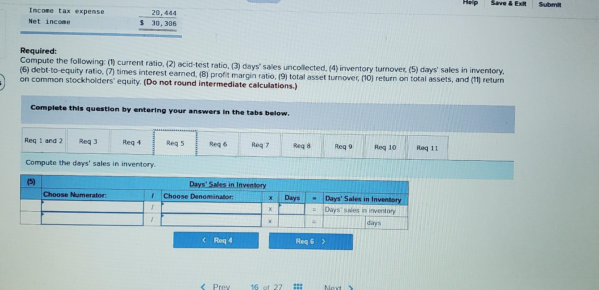 Selected Current Year End Financial Statements Of Cabot Corporation Follow All Sales Were On Credit Selected Balance 5