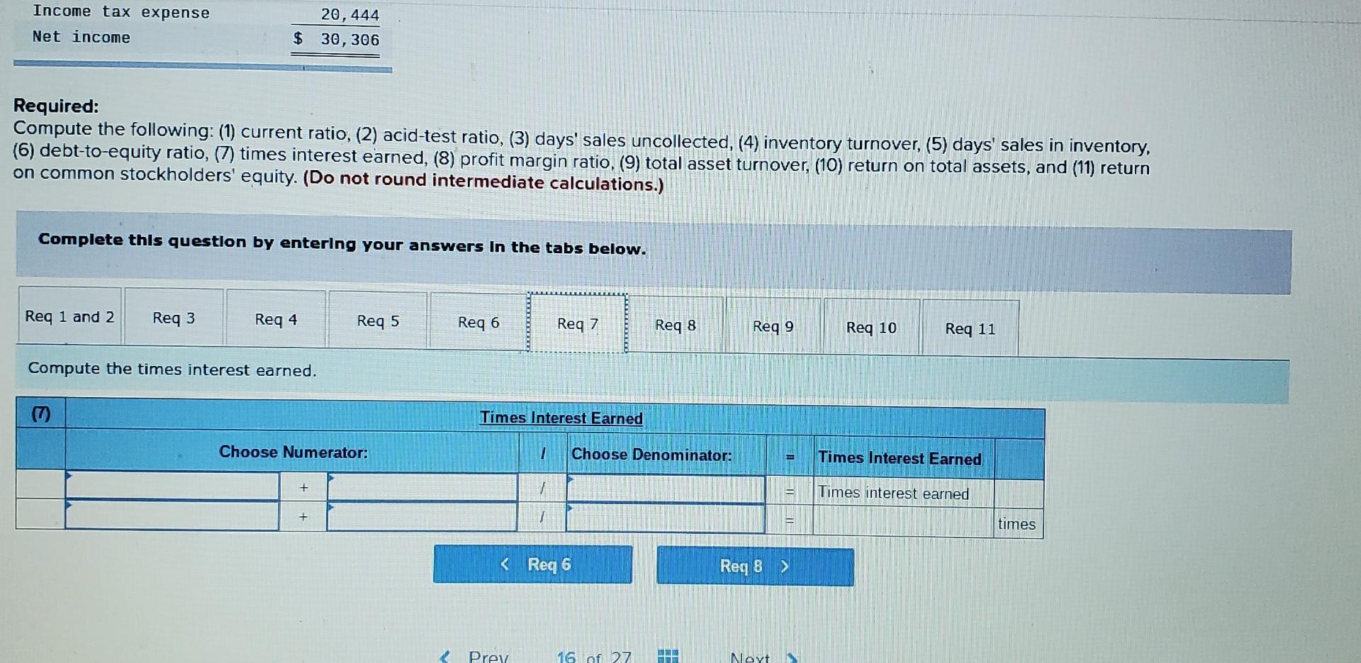 Selected Current Year End Financial Statements Of Cabot Corporation Follow All Sales Were On Credit Selected Balance 7