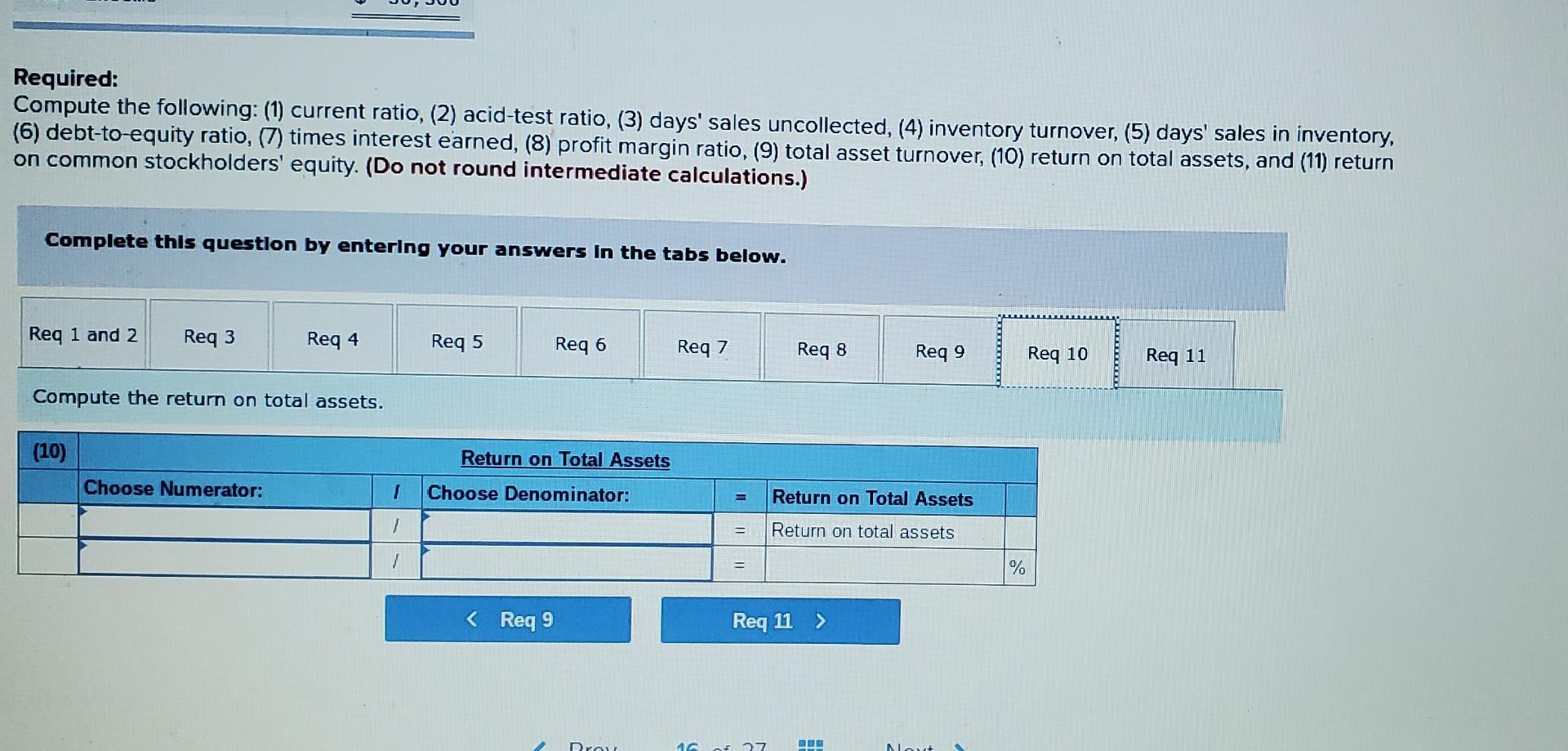 Selected Current Year End Financial Statements Of Cabot Corporation Follow All Sales Were On Credit Selected Balance 10