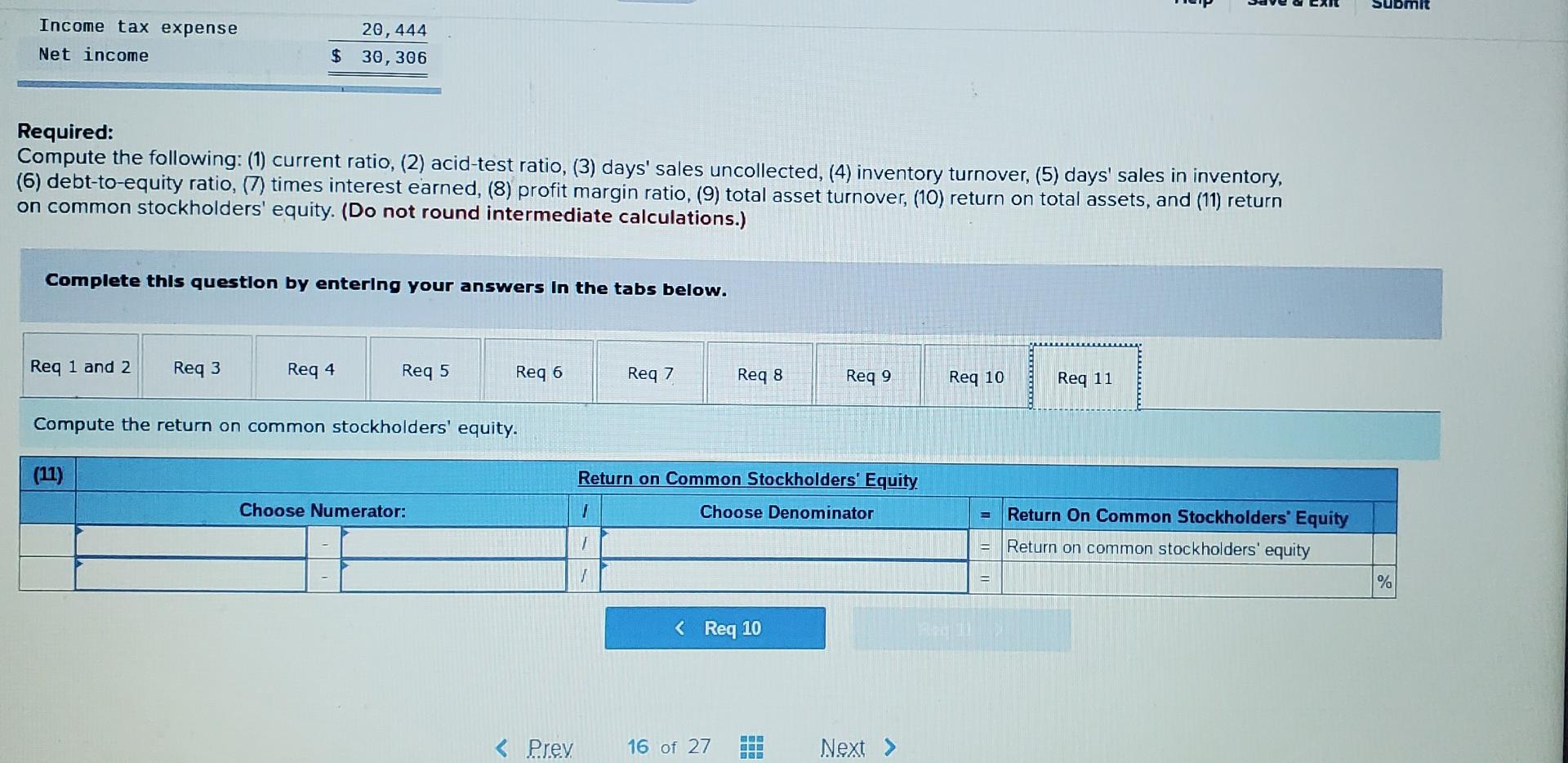 Selected Current Year End Financial Statements Of Cabot Corporation Follow All Sales Were On Credit Selected Balance 11