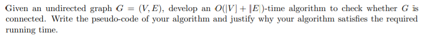 Pls Show The Pseudo Code Of Your Algorithm And Running Time 1