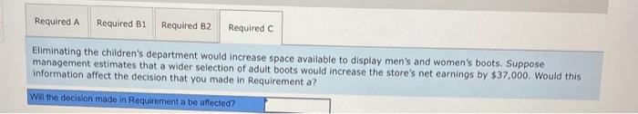 Fanning Boot Co Sells Men S Women S And Children S Boots For Each Type Of Boot Sold It Operates A Separate Departme 5