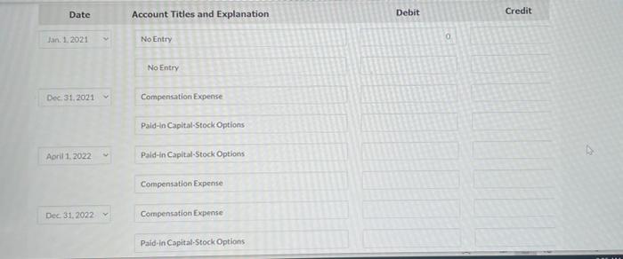 On January 1 2021 Monty Inc Granted Stock Options To Officers And Key Employees For The Purchase Of 17 000 Shares Of 2