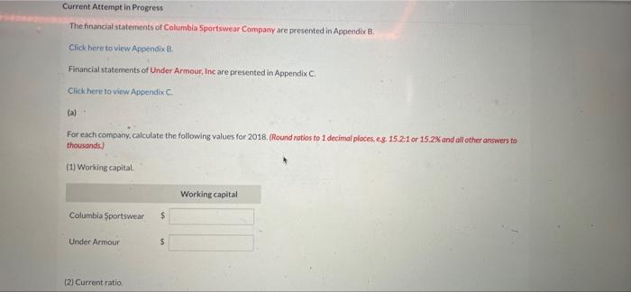 The Financial Statements Of Columbia Sportswear Company Are Presented In Appendix B Click Here To View Appendix B Fina 21