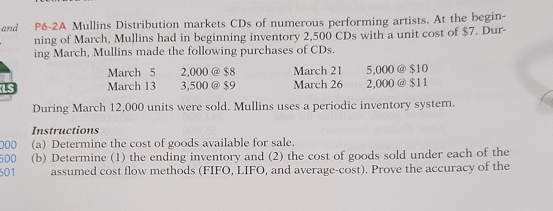 And Kls 000 500 501 P6 2a Mullins Distribution Markets Cds Of Numerous Performing Artists At The Begin Ning Of March 1