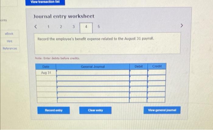 Exercise 11 19a Preparing Payroll Register And Related Stark Company Has Five Employees Employees Paid By The Hour Earn 7