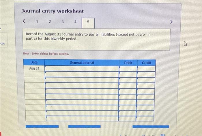 Exercise 11 19a Preparing Payroll Register And Related Stark Company Has Five Employees Employees Paid By The Hour Earn 8