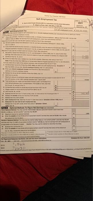 Section 4 Question 29 Of 75 Tinsley Cash 29 Is Filing As A Single Taxpayer She Is Self Employed As A Life Coach And 2