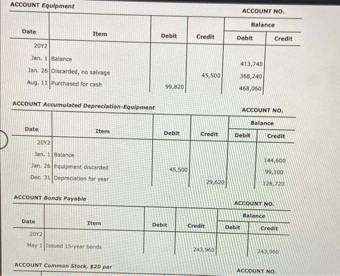 The Comparative Balance Sheet Of Whitman Co At December 31 20y2 And 20y1 Is As Follows Dec 31 20y2 Cash Accounts R 4