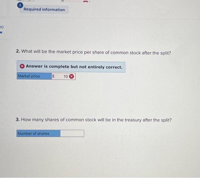 Required Information The Following Information Applies To The Questions Displayed Below Bacon Inc Has The Following 2