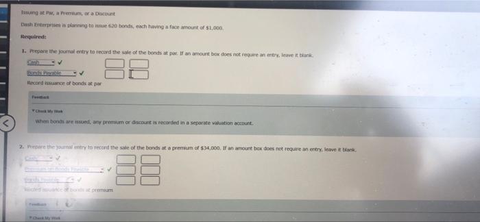 3 Prepare The Journal Entry To Record The Sale Of The Bonds At A Discount Of 41 000 If An Amount Box Does Not Requare 2